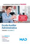 Escala Auxiliar Administrativa. Temario Volumen 2. Universidad Complutense De Madrid