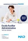 Escala Auxiliar Administrativa. Test Del Temario. Universidad Autónoma De Madrid