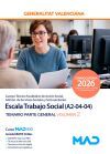 Escala Trabajo Social (A2-04-04). Temario parte general volumen 2. Generalitat Valenciana