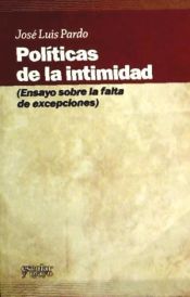 Portada de Políticas de la intimidad