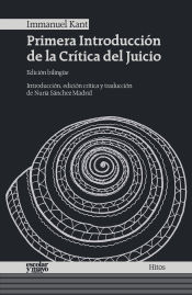 Portada de Primera introducción de la Crítica del Juicio