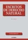 Escritos de derecho natural