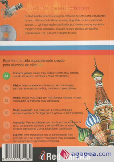 25 Textos en Ruso Facil A1-2 + CD Audio