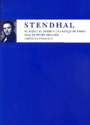 Portada de Novelas y relatos: el rojo y el negro; la cartuja de Parma, vida de Henry Brulard, cronicas italianas