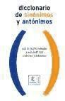 Portada de Diccionario de sin&oacute;nimos y ant&oacute;nimos