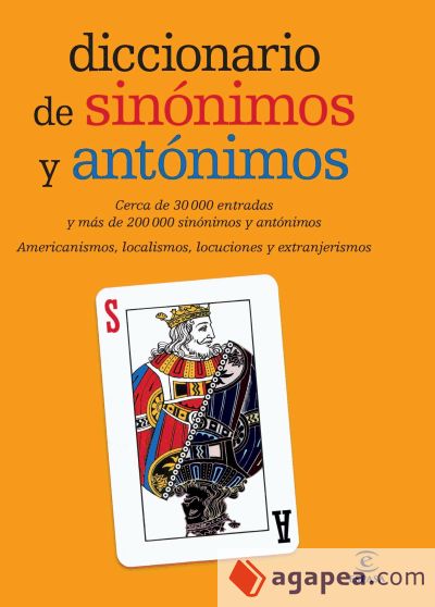 Diccionario de sinónimos y antónimos