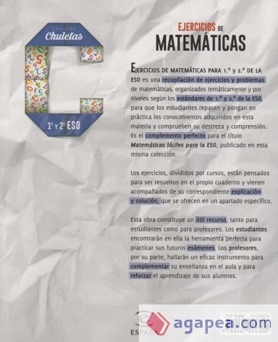 Ejercicios Matemáticas 1º y 2º ESO