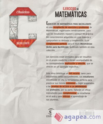 Ejercicios Matemáticas para Bachillerato