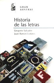 Portada de Historia de las letras