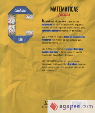 Matem&aacute;ticas f&aacute;ciles ESO