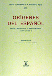 Portada de Orígenes del español