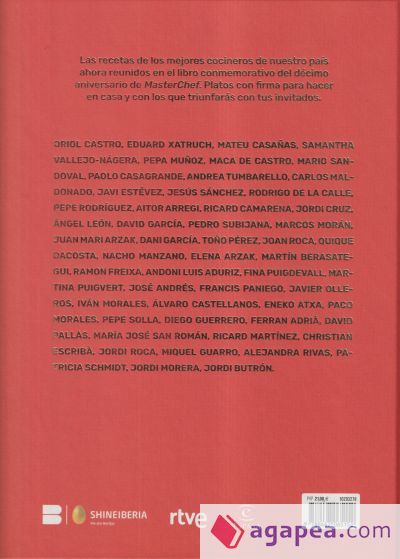 10 a&ntilde;os de MasterChef