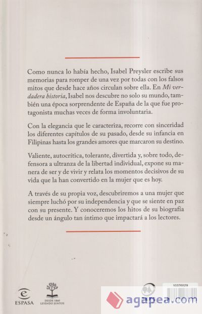 Mi verdadera historia Mi verdadera historia