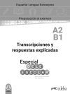 Especial Dele Escolar A2-b1 Transcripciones Y Respuestas Explicadas