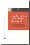 Estado y religión en la Europa del siglo XXI