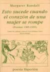 Esto sucede cuando el corazón de una mujer se rompe (Poemas 1985-1995)