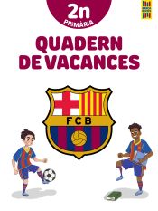 Portada de Barça. Quadern de vacances. 2n de Primària