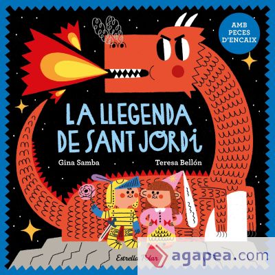 La llegenda de Sant Jordi amb peces d encaix