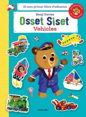 Portada de Osset Siset. El meu primer llibre d'adhesius. Vehicles