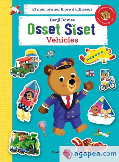 Osset Siset. El meu primer llibre d'adhesius. Vehicles