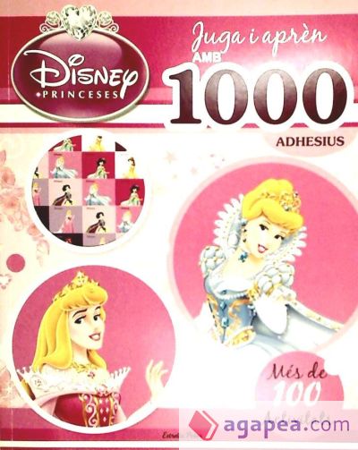 Princeses. Juga i aprèn amb 1000 adhesius