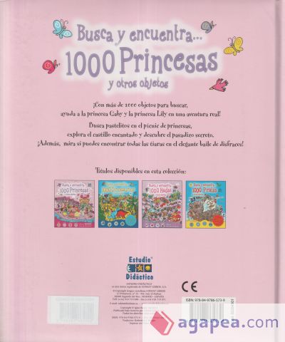 1000 Princesas y otros objetos: Busca y encuentra