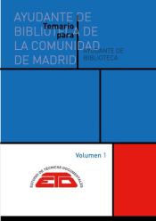 Portada de TEMARIO PARA AYUDANTE DE BIBLIOTECA DE LA COMUNIDAD DE MADRID
