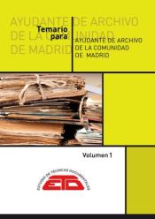 Portada de Temario para Ayudante de Archivo de la Comunidad de Madrid. 2 vol