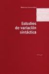 Estudios de variación sintáctica