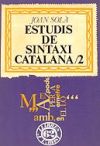 Estudis de sintaxi catalana 2