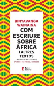 Portada de Com escriure sobre Àfrica i altres textos