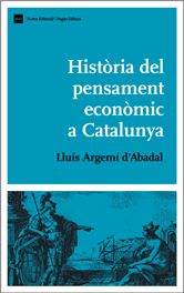 Portada de Història del pensament econòmic a Catalunya
