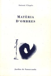 Portada de Matèria d'ombres