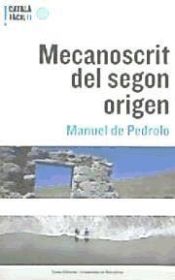 Portada de Mecanoscrit del segon origen