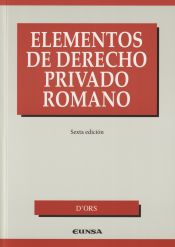 Portada de Elementos de Derecho Privado Romano