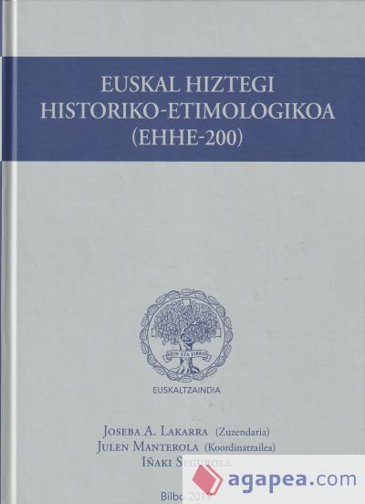 Euskal Hiztegi Historiko Etimologikoa