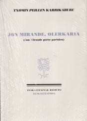 Portada de Jon Mirande, olerkaria: Jon Mirande, poète parisien