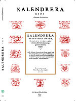 Portada de Kalendrera (1571)