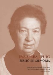 Portada de Eva Serra i Puig : sessió en memòria : 10 i 11 d'abril de 2019, Barcelona