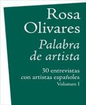Portada de Palabra de artistas: 30 entrevistas con artistas españoles