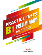 Portada de B1 PRELIMINARY FOR SCHOOLS PRACTICE TESTS STUDENT'S BOOK WITH DIGIBOOKS APP. (INTERNATIONAL)