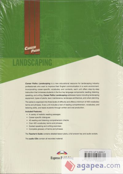 Career Paths: Landscaping Student's Book with DigiBooks App (Includes Audio & Video)