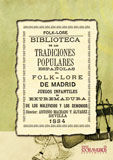 Portada de Biblioteca de las tradiciones populares españolas, II. El folk-lore de Madrid. Juegos de Extremadura. Maleficios y demonios