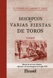 Portada de Descripción de varias fiestas de toros