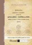 Portada de Ensayo histórico etimológico y filológico sobre los apellidos castellanos