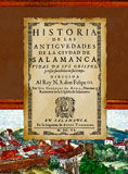 Portada de Historia de las antigvedades de la civdad de Salamanca