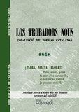 Portada de Los trobadòrs nous. Col-lecció de poesías catalanas
