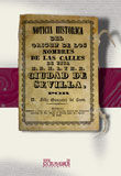 Portada de Noticia historica del origen de los nombres de las calles de esta M.N. M.L. y M.H. ciudad de Sevilla
