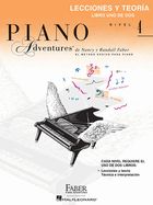 Portada de 4.PIANO ADVENTURES:LECCIONES Y TEORIA.(LIBRO 1 DE 2)