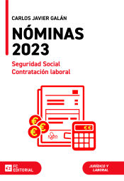 Portada de Nóminas, Seguridad Social y Contratación Laboral 2023